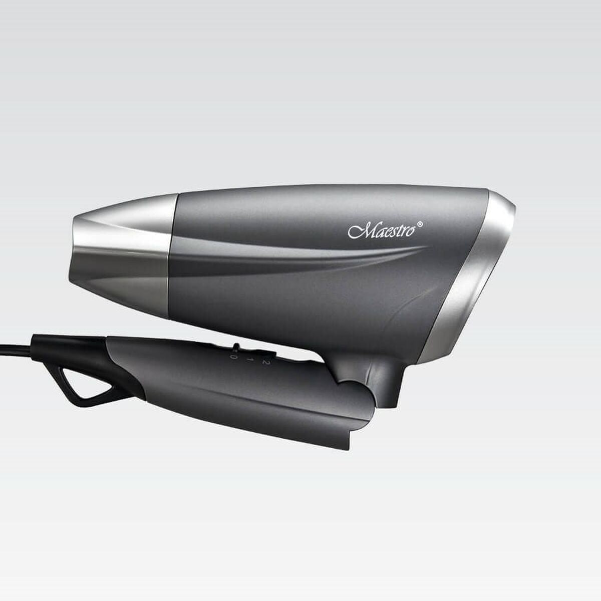 Hairdryer Feel Maestro MR-207 Graphite Silver 1400 W product packaging