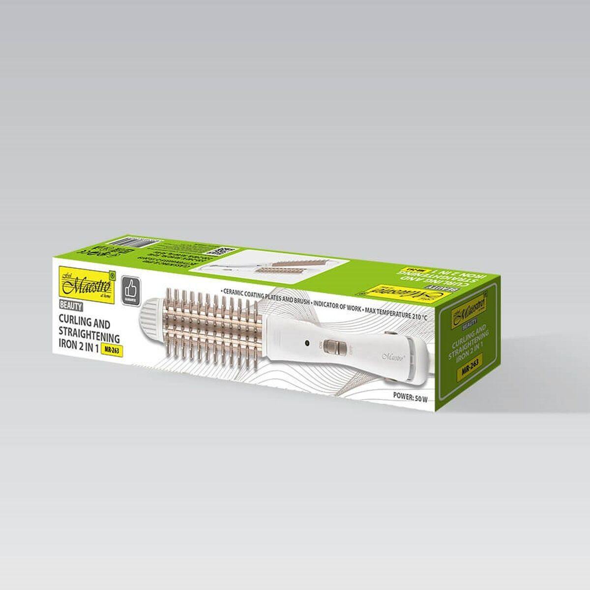 Hair Straightener Feel Maestro MR-263 product packaging