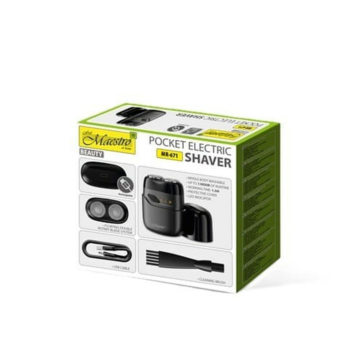 Hair Clippers Feel Maestro MR-671 product packaging