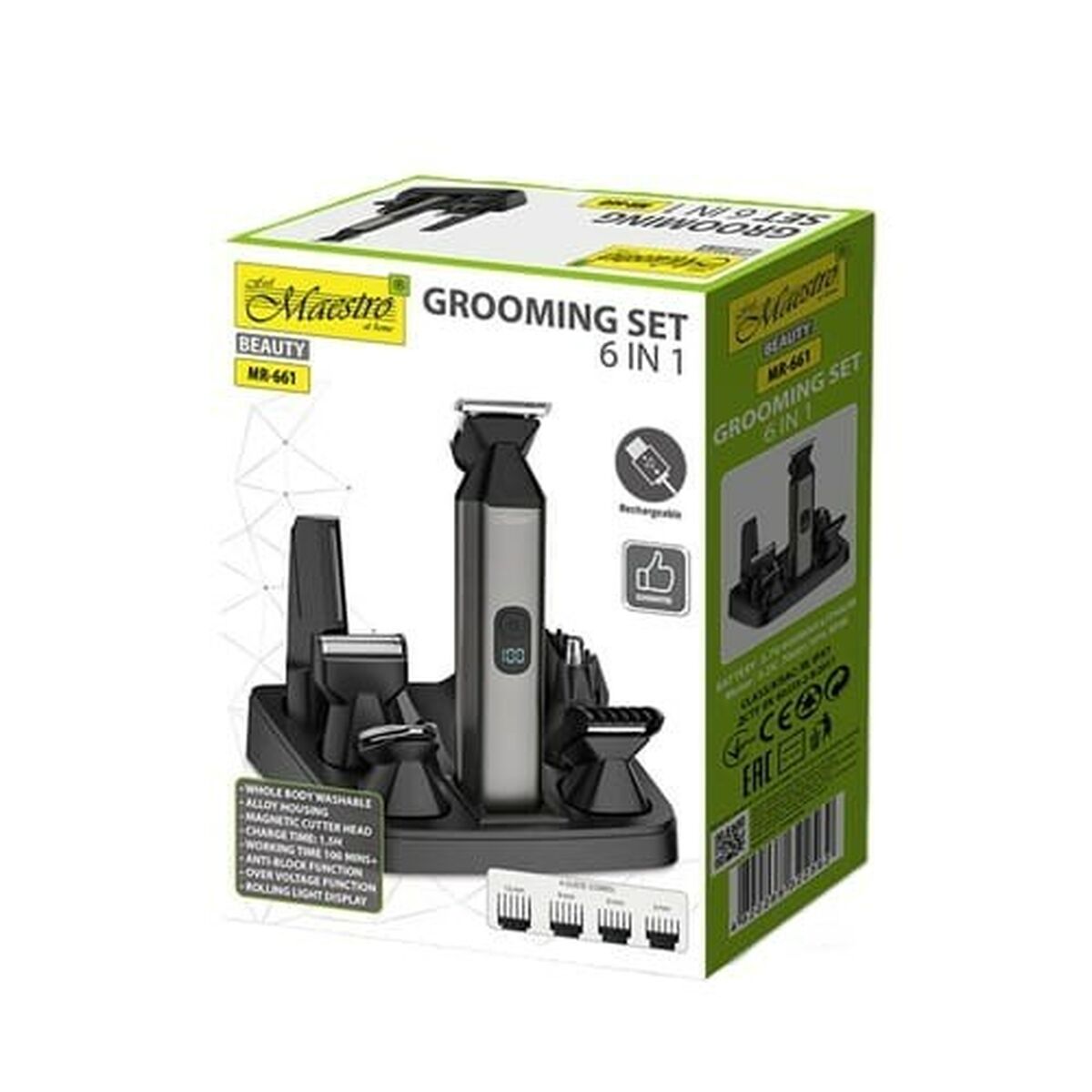 Hair Clippers Feel Maestro MR-661 product packaging
