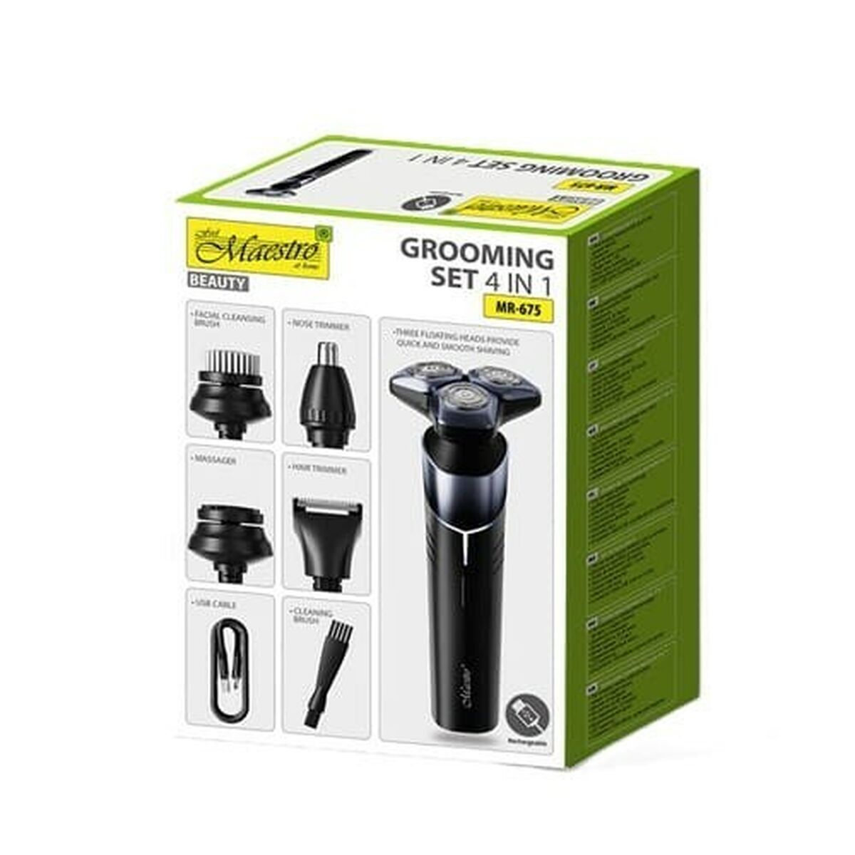 Hair Clippers Feel Maestro MR-675 product packaging