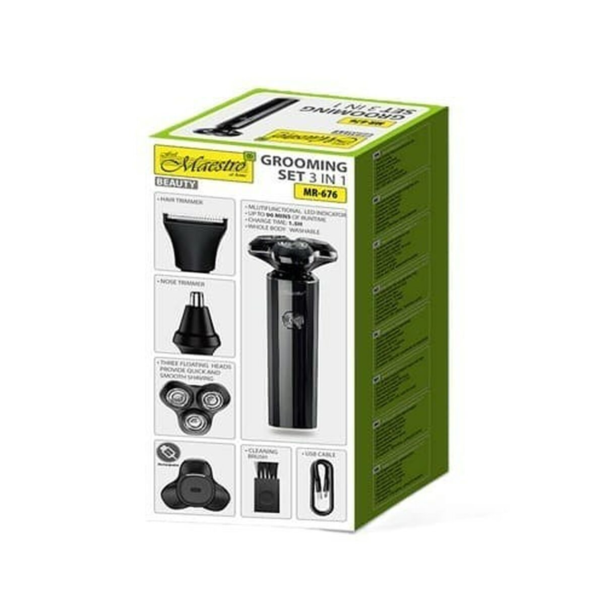 Hair Clippers Feel Maestro MR-676 1 Piece product packaging