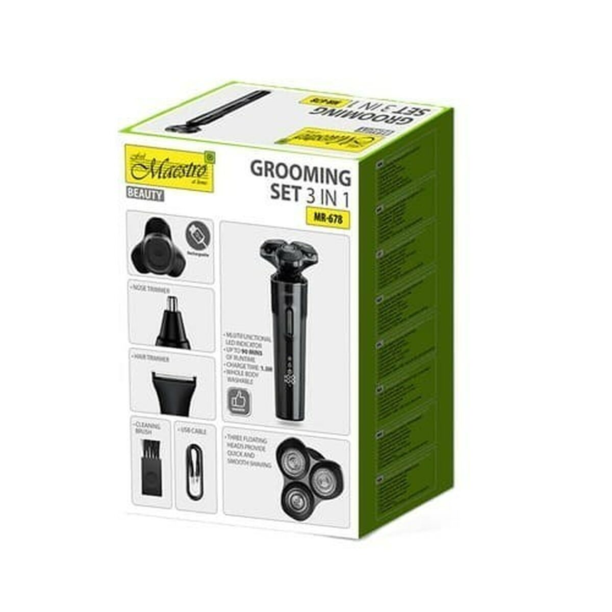Hair Clippers Feel Maestro MR-678 1 Piece product packaging