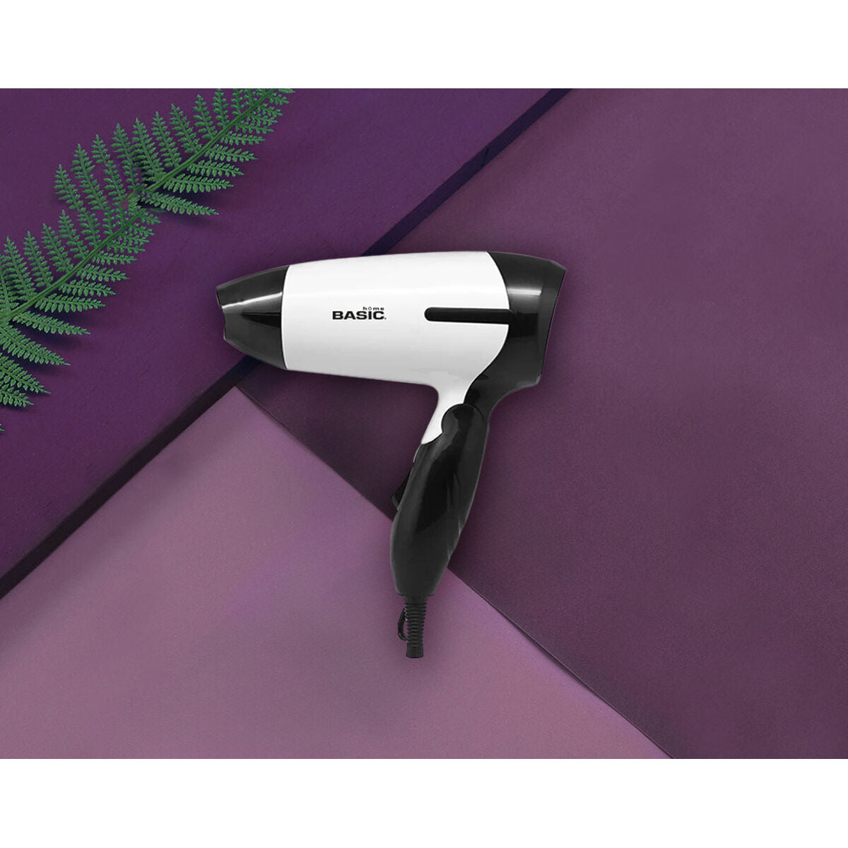Foldable Hair Dryer Basic Home 1000 W product packaging