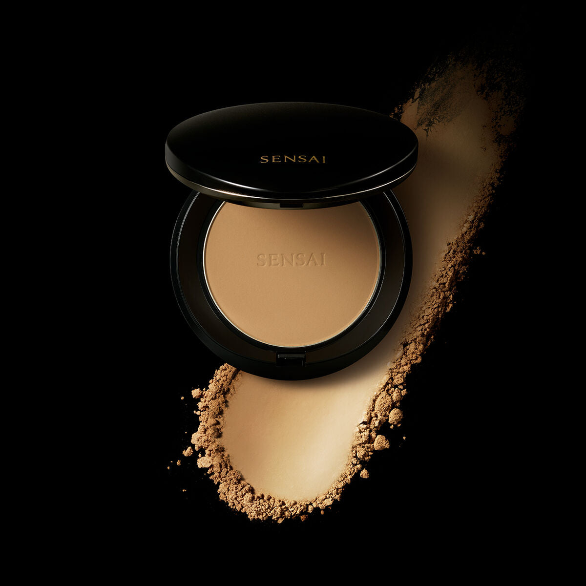 Powder Make-up Base Sensai Total Finish Nº TF202 Soft beige Spf 10 11 g Refill makeup packaging