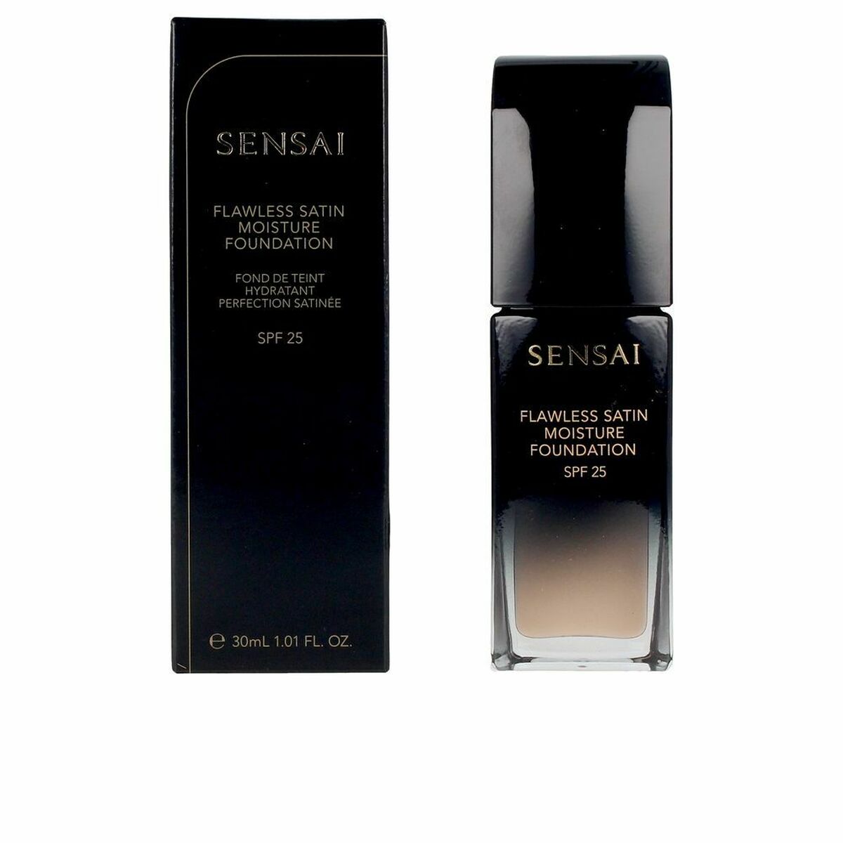 Liquid Make Up Base Kanebo Sensai Nº 202-Ochre Beig Fs202-Ochre Beige Spf 25 Spf 20 30 ml product packaging