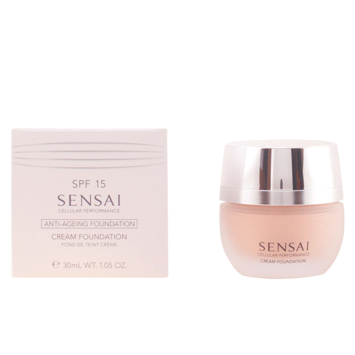 Fluid Foundation Make-up Kanebo Spf 15 30 ml makeup packaging