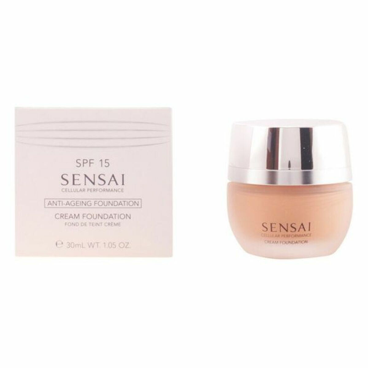 Fluid Foundation Make-up Kanebo Spf 15 30 ml makeup packaging