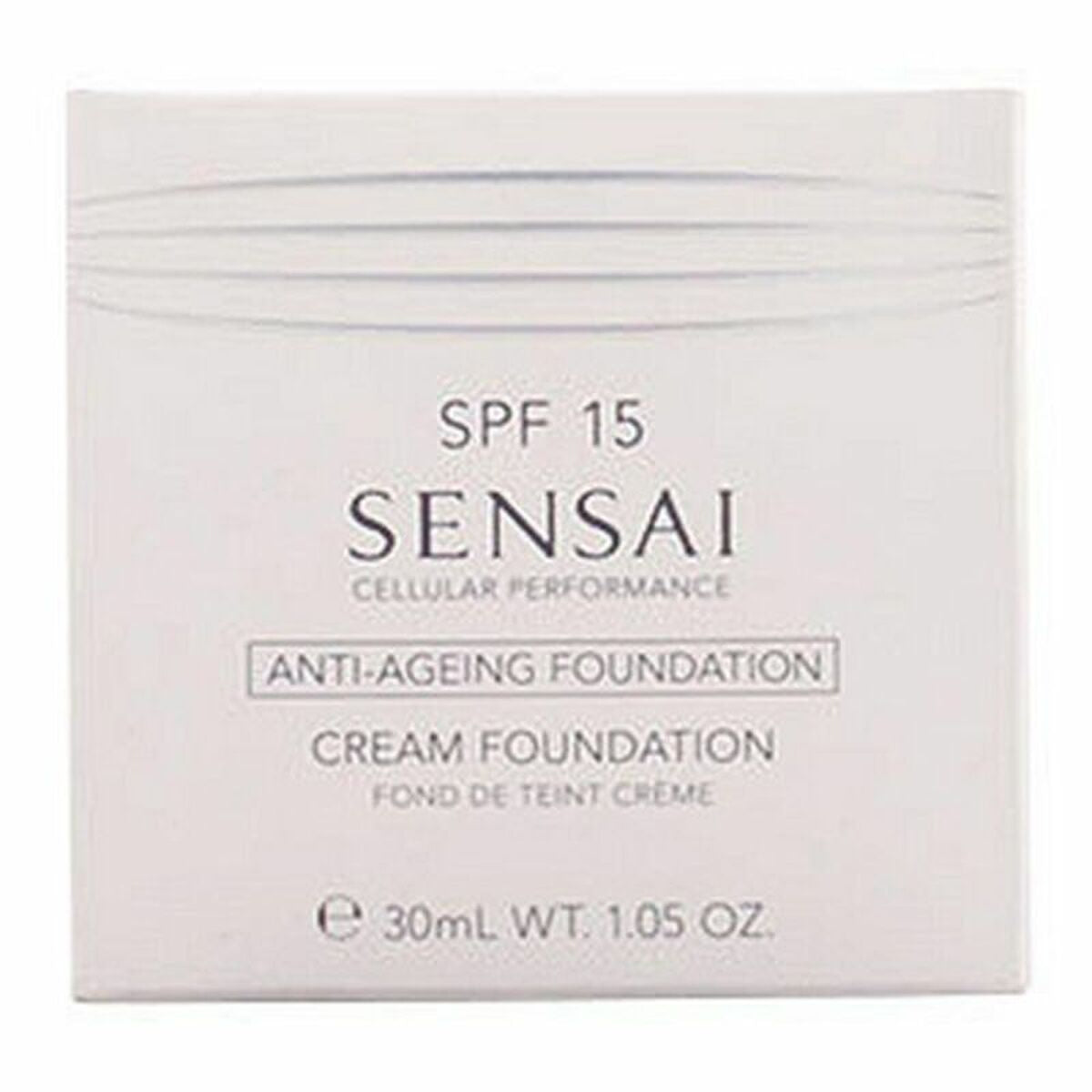 Fluid Foundation Make-up Kanebo Sensai Cp cf 25 Cf25-Topaz Beige Spf 15 30 ml makeup packaging