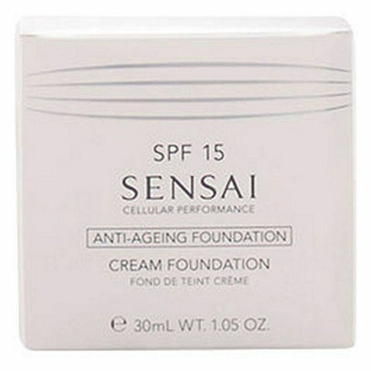Fluid Foundation Make-up Kanebo Sensai Cp cf 25 Cf25-Topaz Beige Spf 15 30 ml makeup packaging