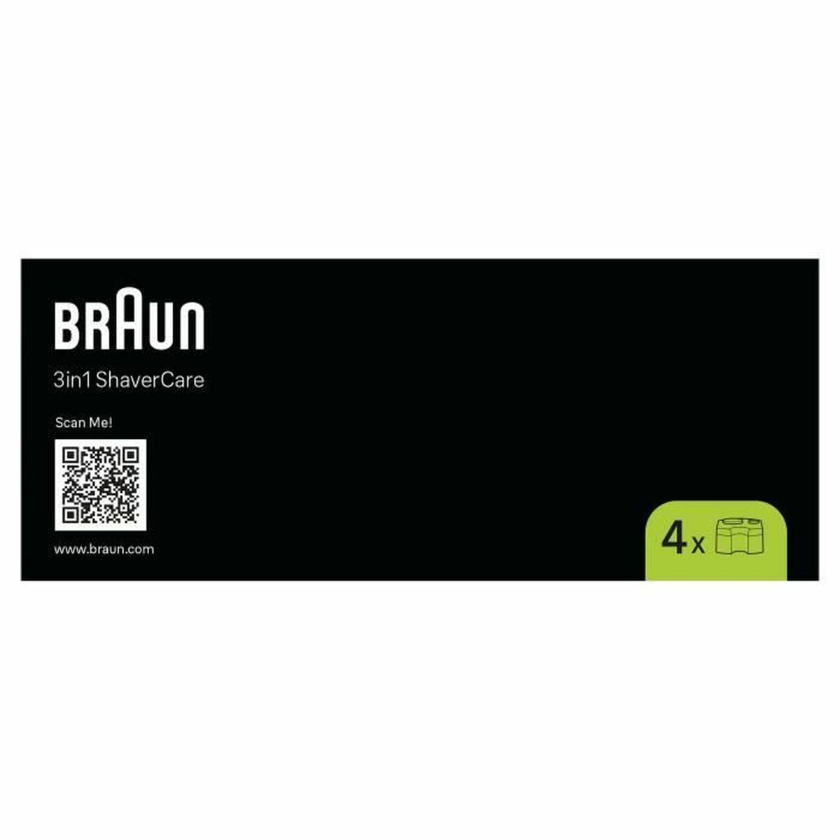 Cleaning Cartridge Braun product packaging