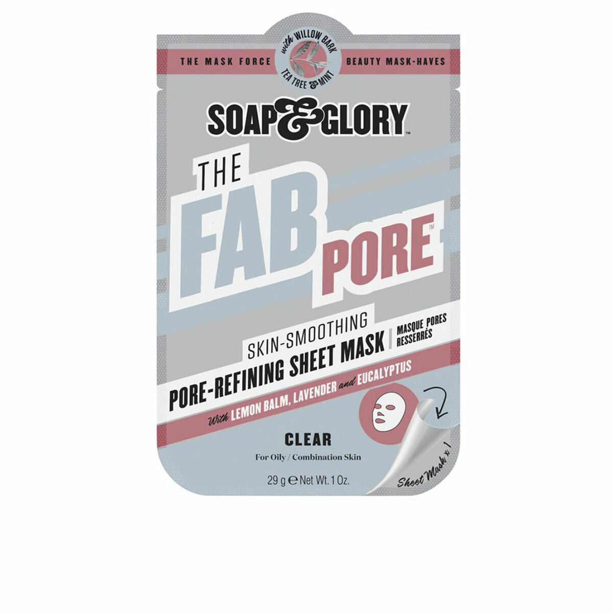 Facial Cream Soap & Glory THE FAB PORE for Women skincare packaging