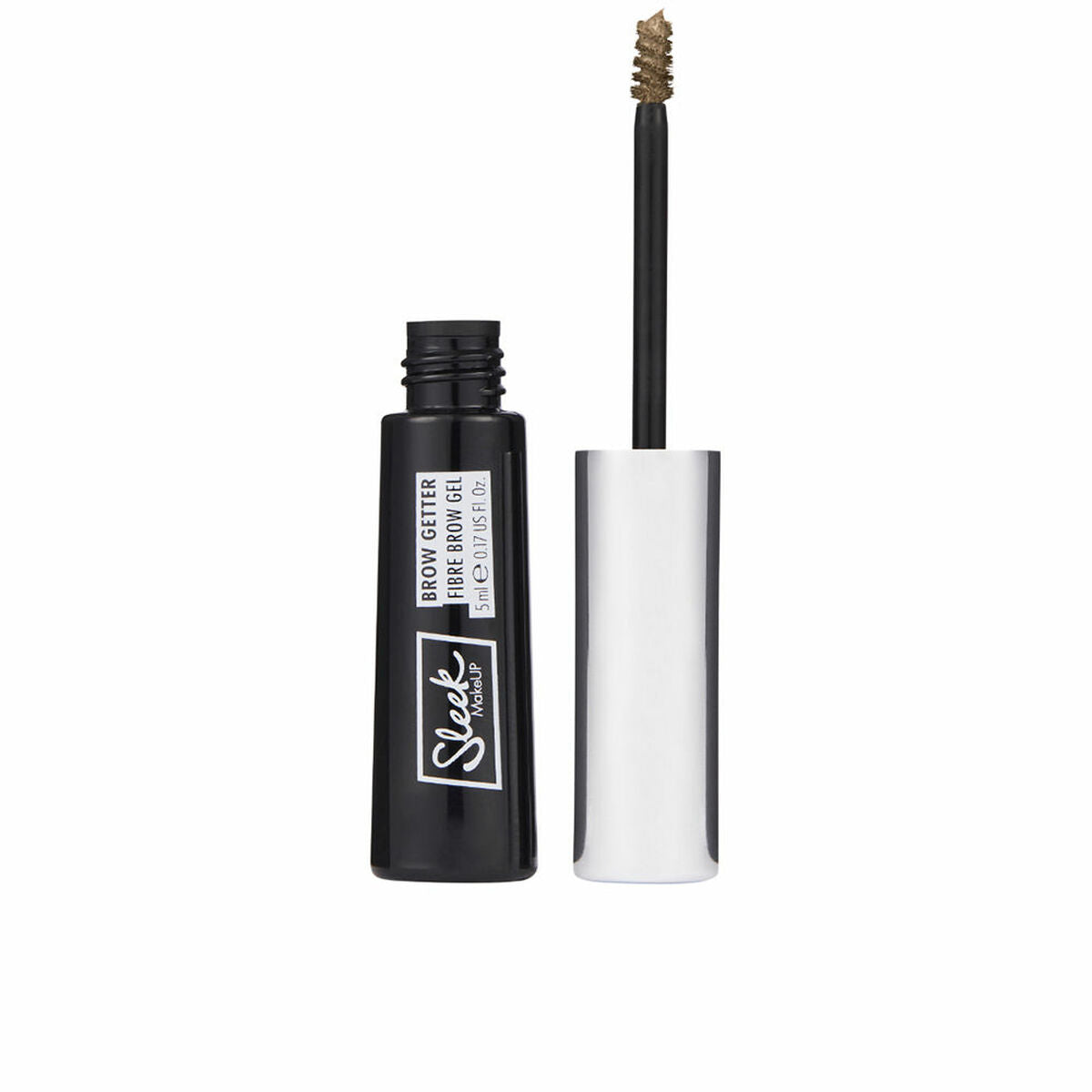 Eyebrow Volumising Gel Sleek Brow Getter Dark brown 5 ml skincare packaging