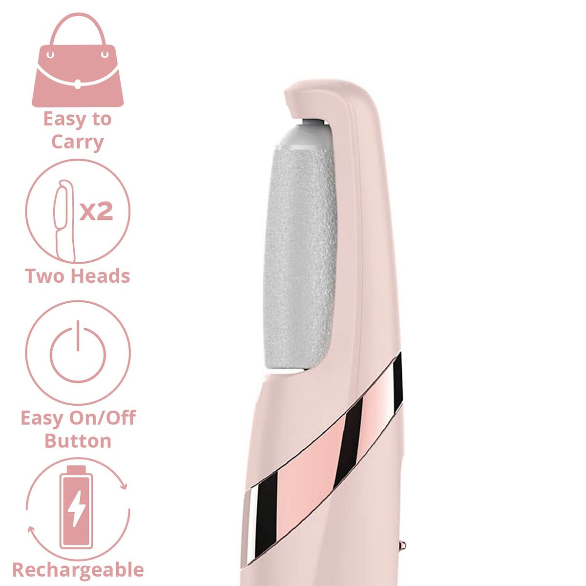 Electric Callus Remover FLAWLESS Pedi Pink product packaging
