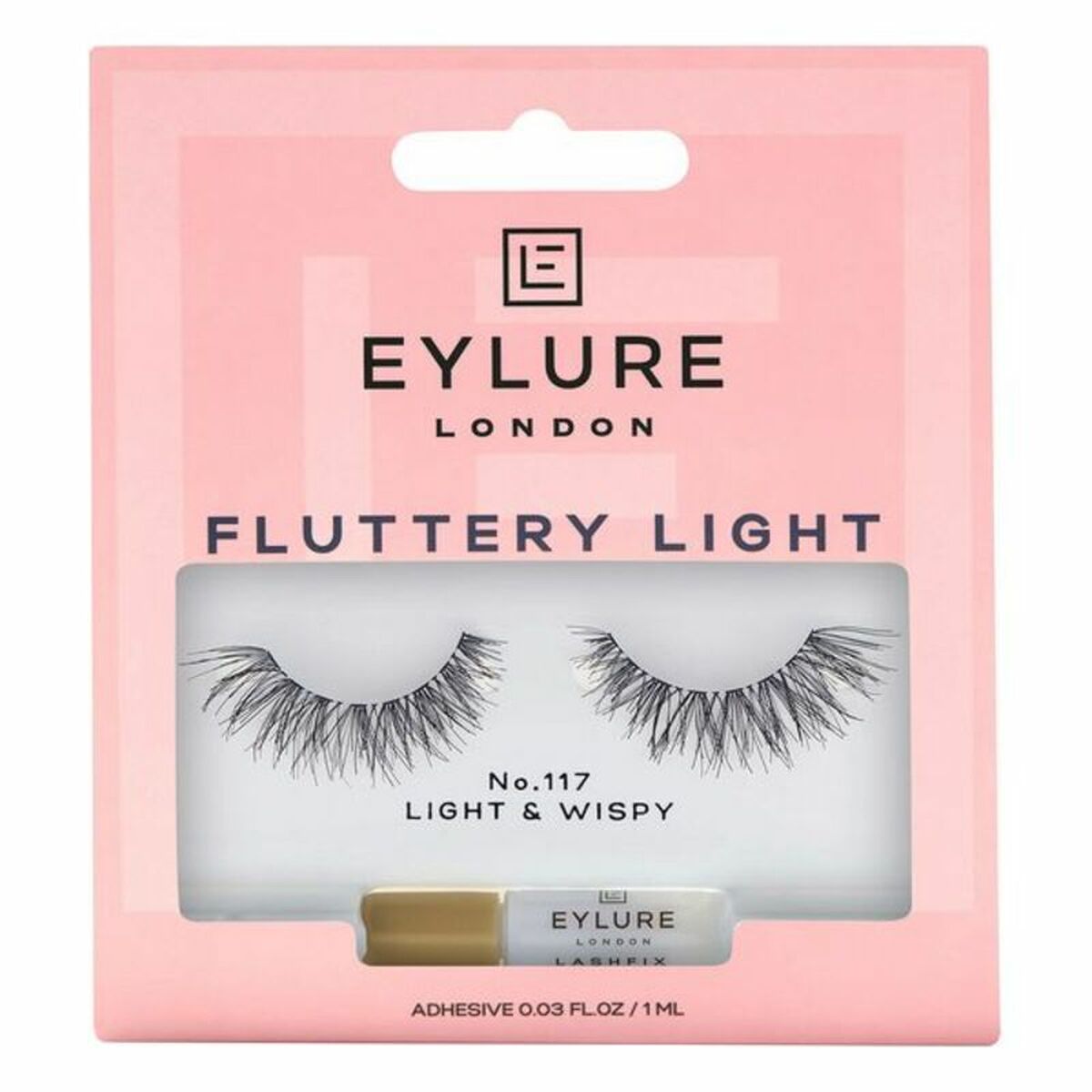 False Eyelashes Fluttery Light 117 Eylure product packaging