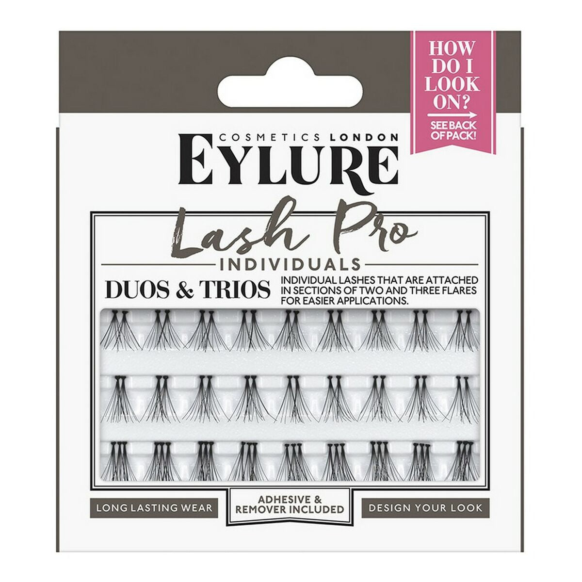 False Eyelashes Lash-Pro Individuals Duos & Trios Eylure 6005013N product packaging
