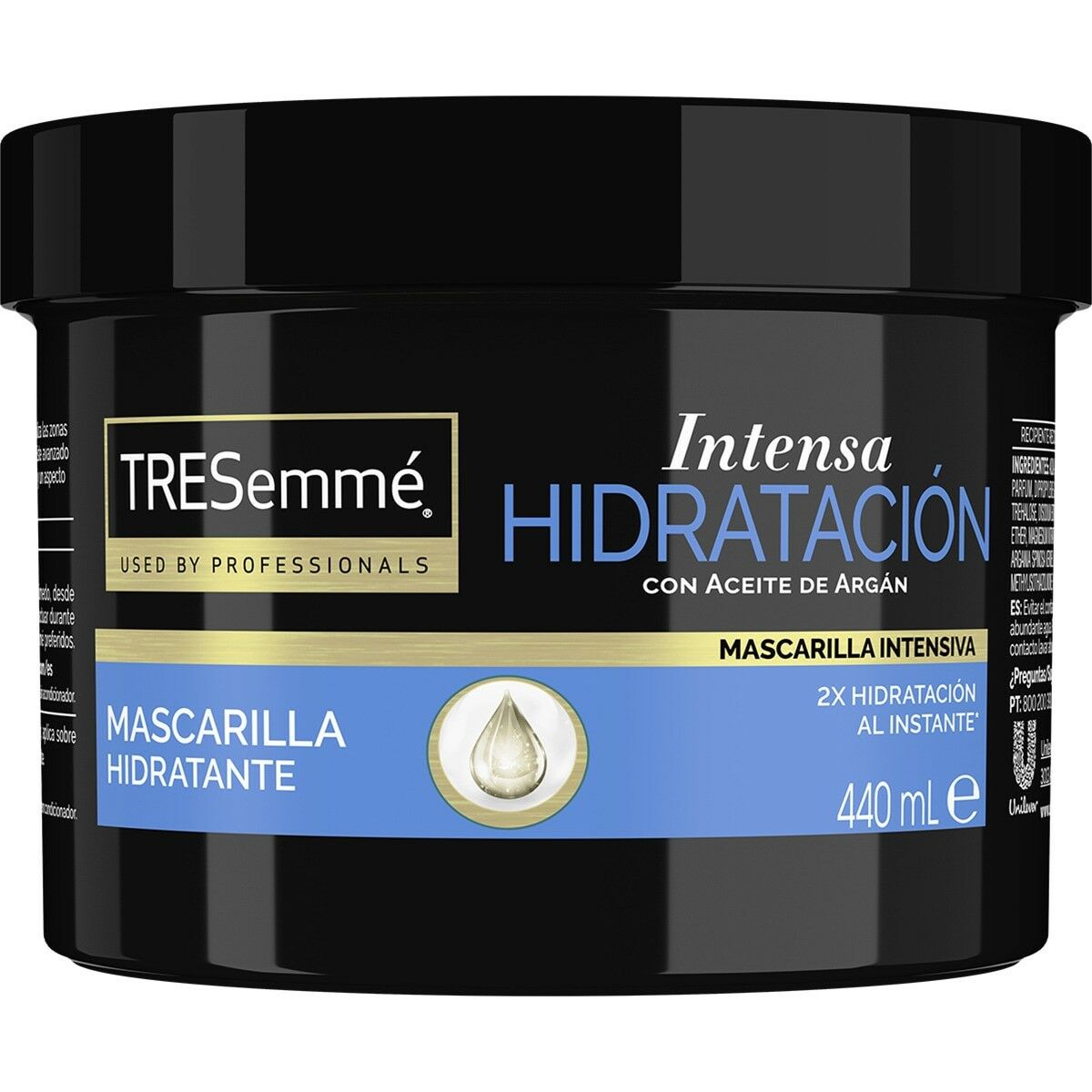 Hydrating Mask Tresemme Hidratación Intensa 440 ml Moisturizing Intense mask packaging