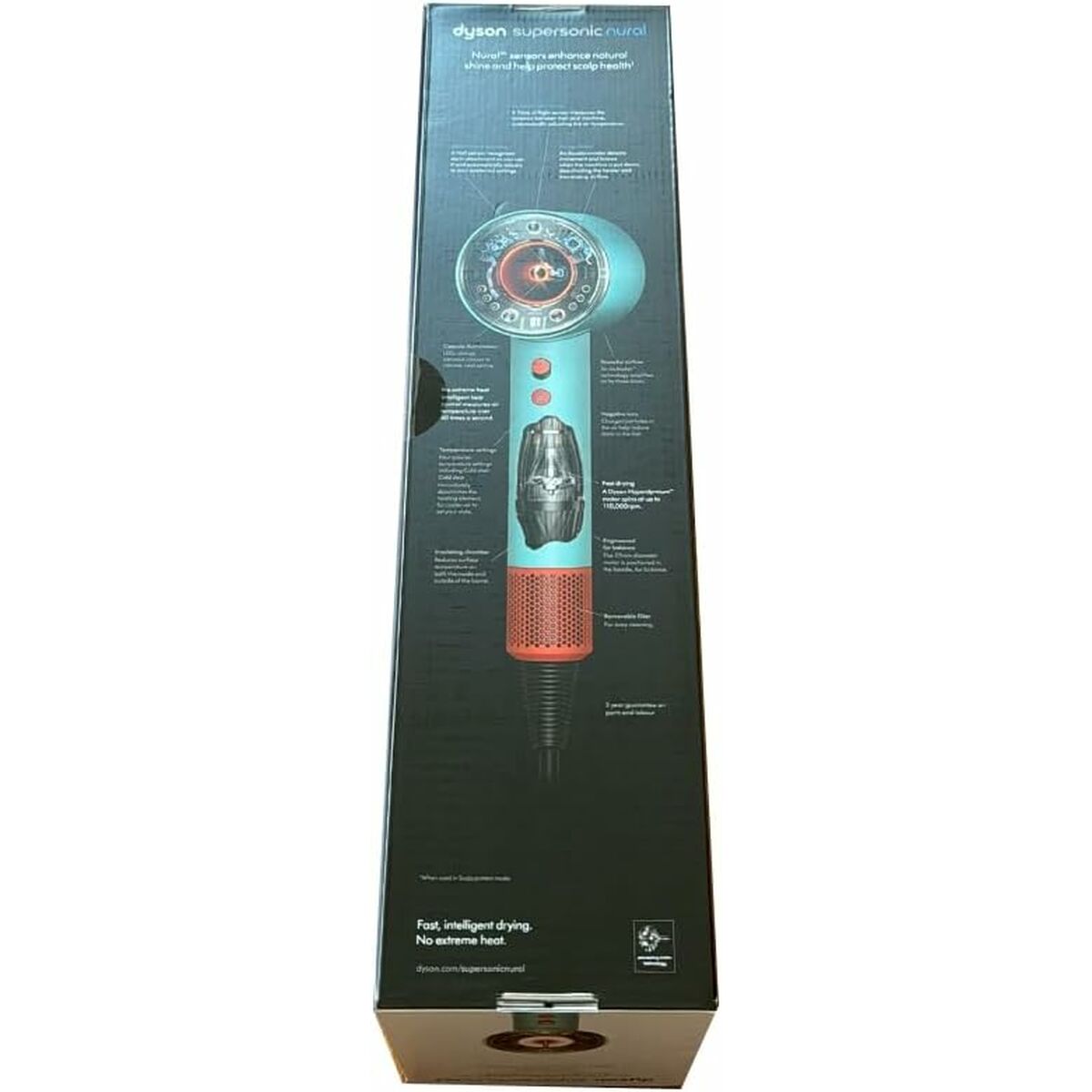 Hairdryer Dyson SUPERSONIC NURAL Black 1600 W product packaging