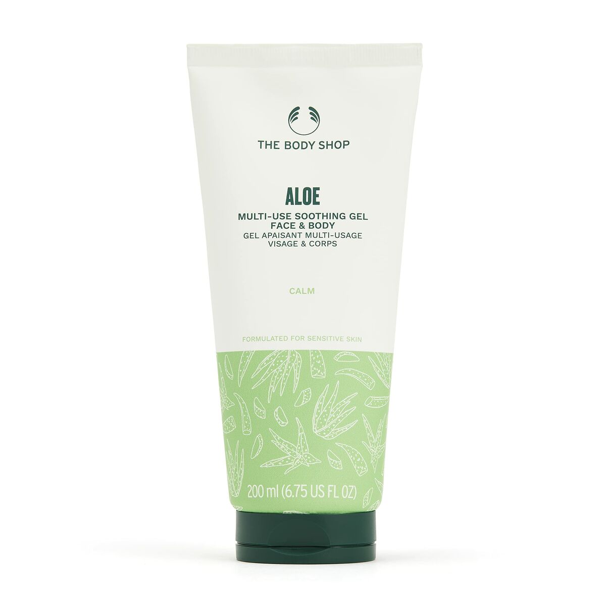 Facial Gel The Body Shop Aloe 200 ml for Women skincare packaging