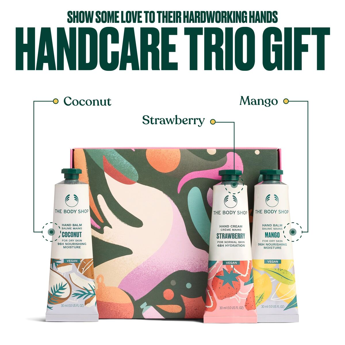 Women's Cosmetics Set The Body Shop TRIO for Women product packaging