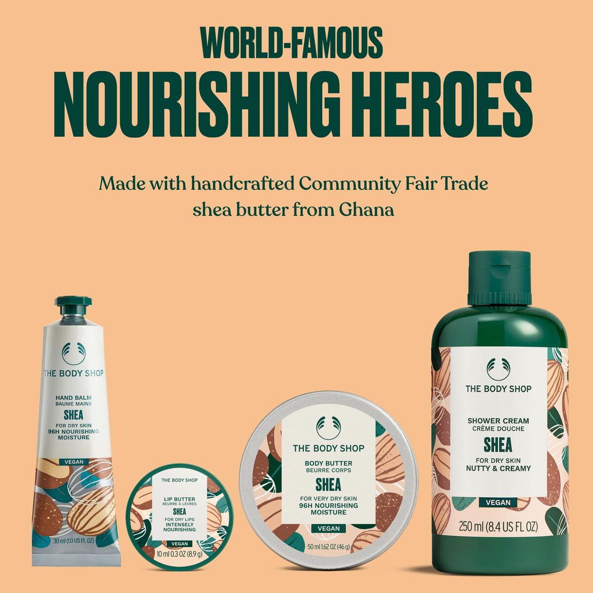 Women's Cosmetics Set The Body Shop SHEA product packaging