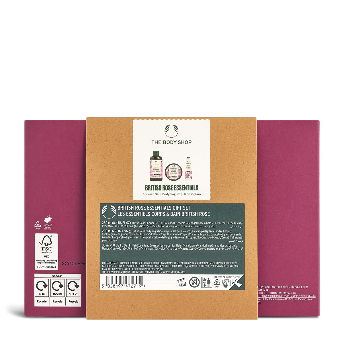 Women's Cosmetics Set The Body Shop BRITISH ROSE for Women product packaging