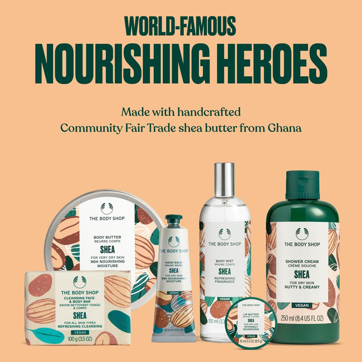 Women's Cosmetics Set The Body Shop SHEA for Women product packaging