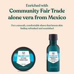 Aftershave Lotion The Body Shop SHAVE skincare packaging
