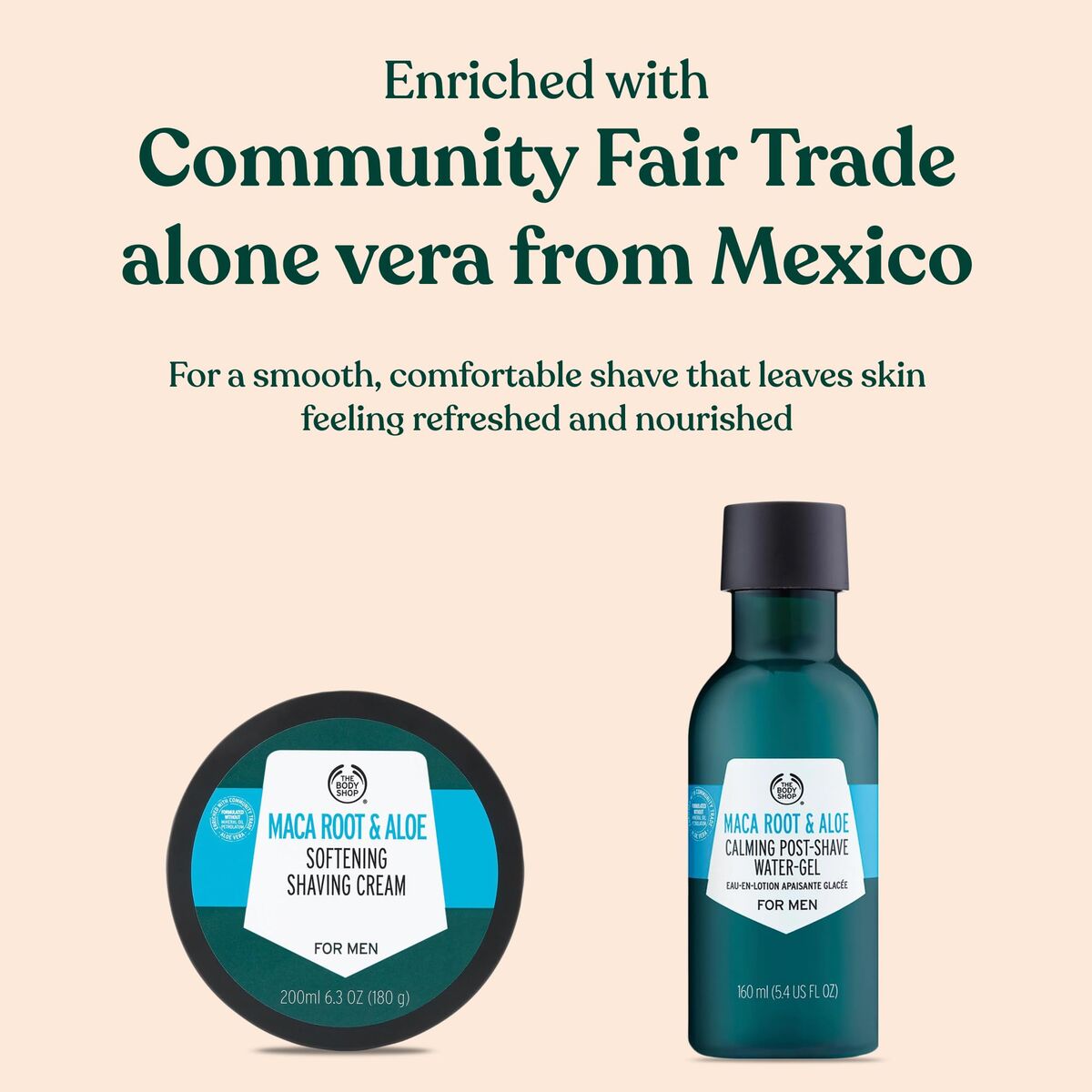Aftershave Lotion The Body Shop SHAVE skincare packaging