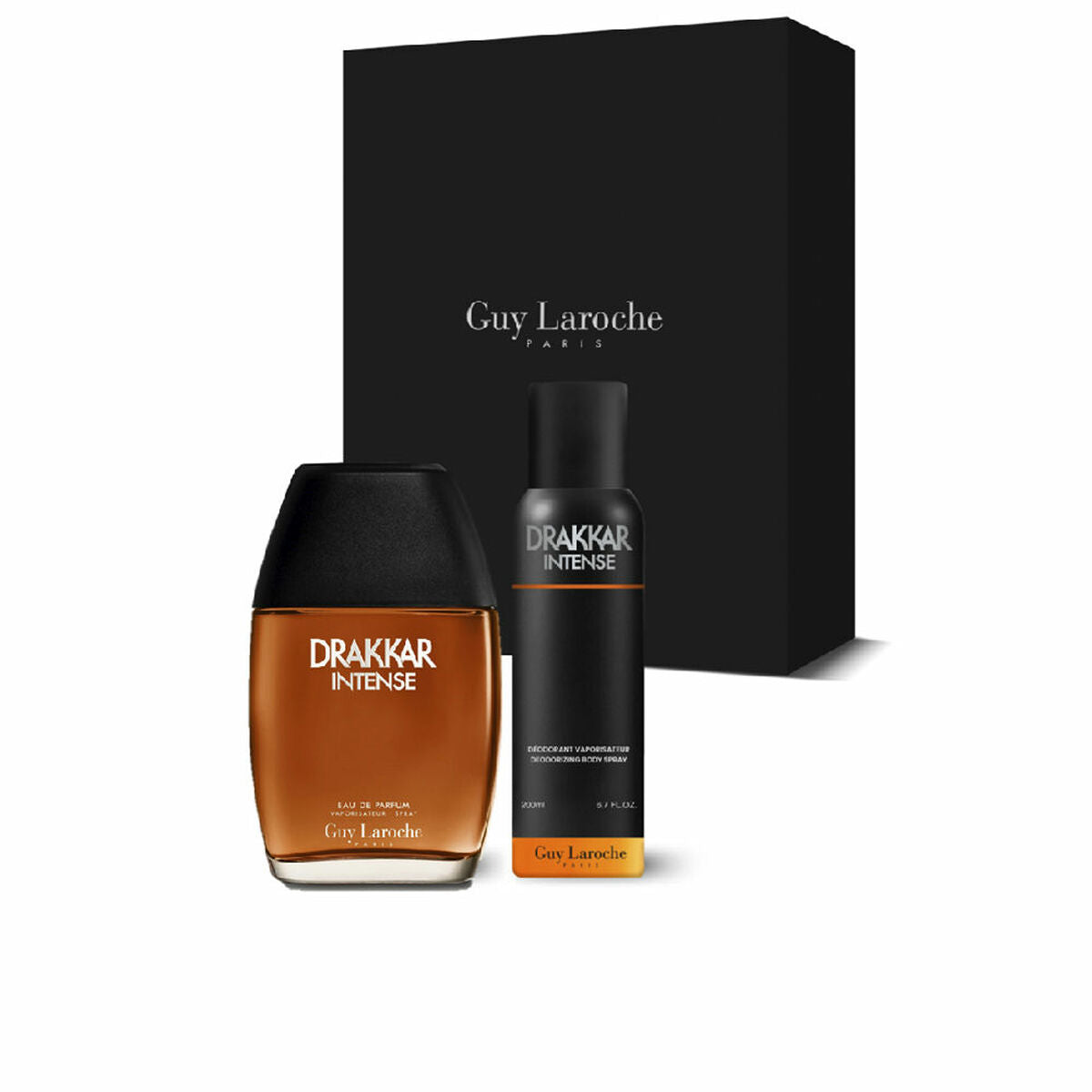 Men's Perfume Set Guy Laroche DRAKKAR INTENSE EDP 2 Pieces bottle