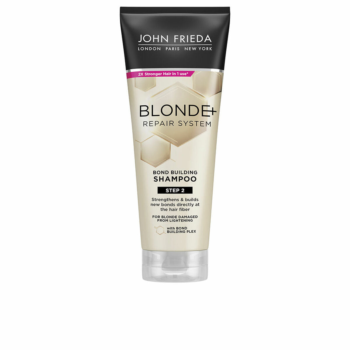 Restorative Shampoo John Frieda BLONDE+ REPAIR SYSTEM 250 ml for Women shampoo bottle