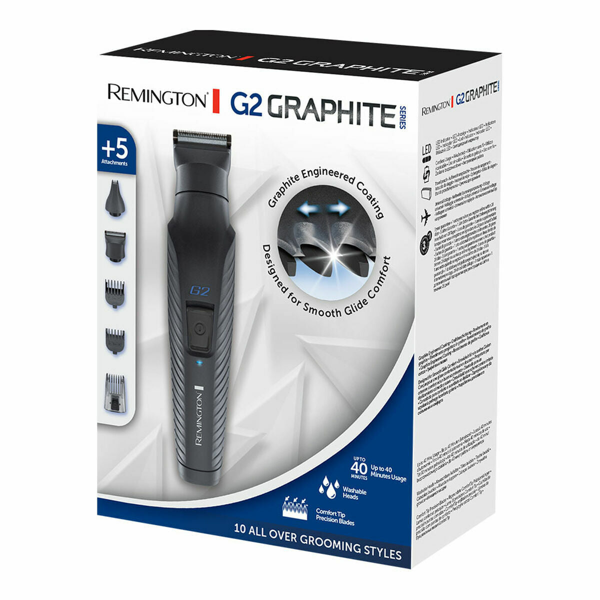 Cordless Hair Clippers Remington product packaging
