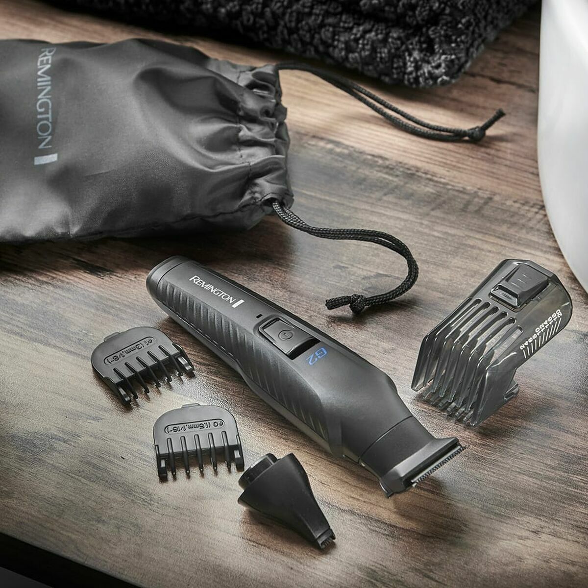 Cordless Hair Clippers Remington product packaging