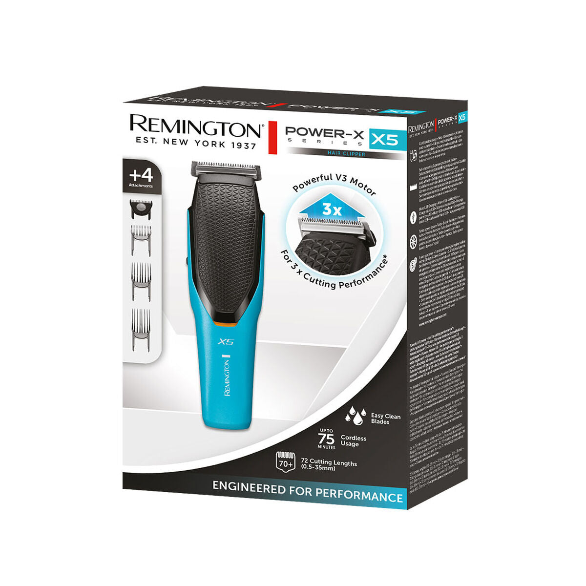 Hair clippers/Shaver Remington HC5000 C/S Power X Series X5 product packaging