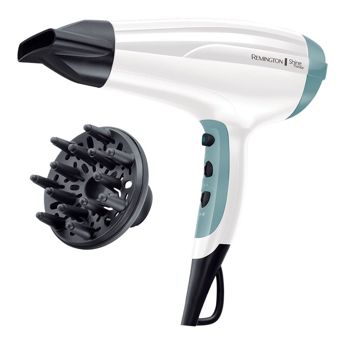 Hairdryer Remington White Black 2300 W product packaging