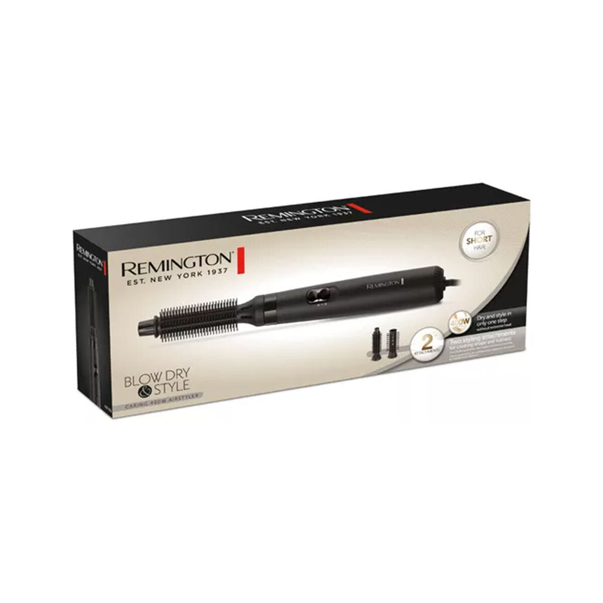 Styling Brush Remington Blow Dry & Style Black product packaging