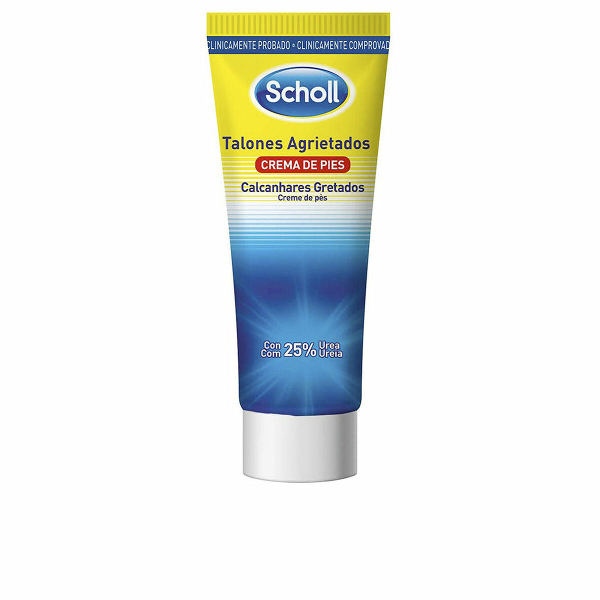Restorative Cream Talones Agrietados Scholl skincare packaging