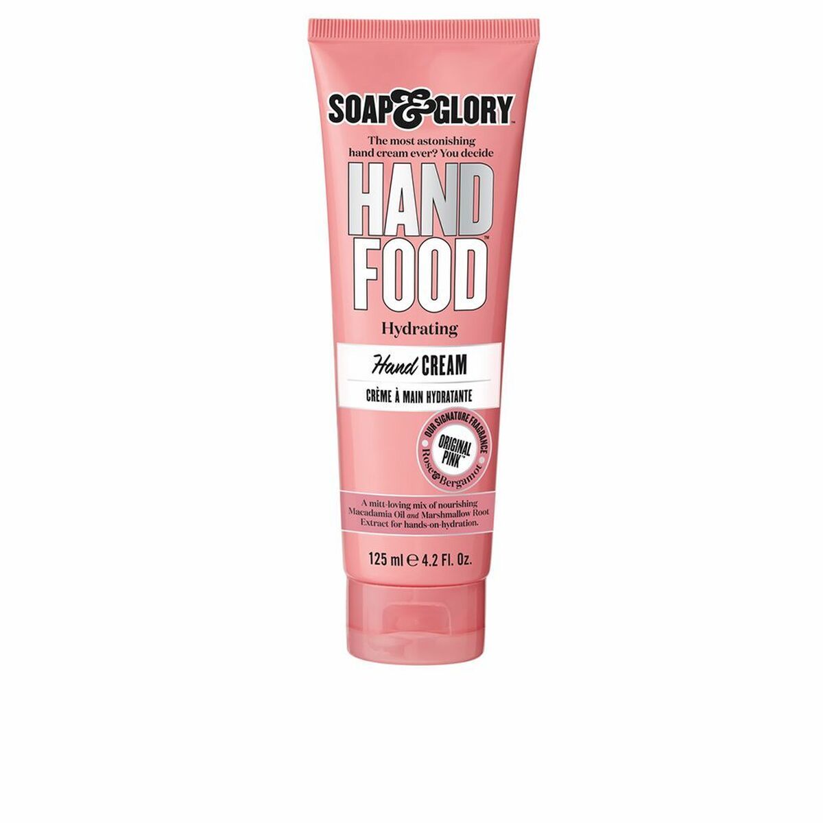 Moisturising Hand Cream Soap & Glory Hand Food 125 ml skincare packaging