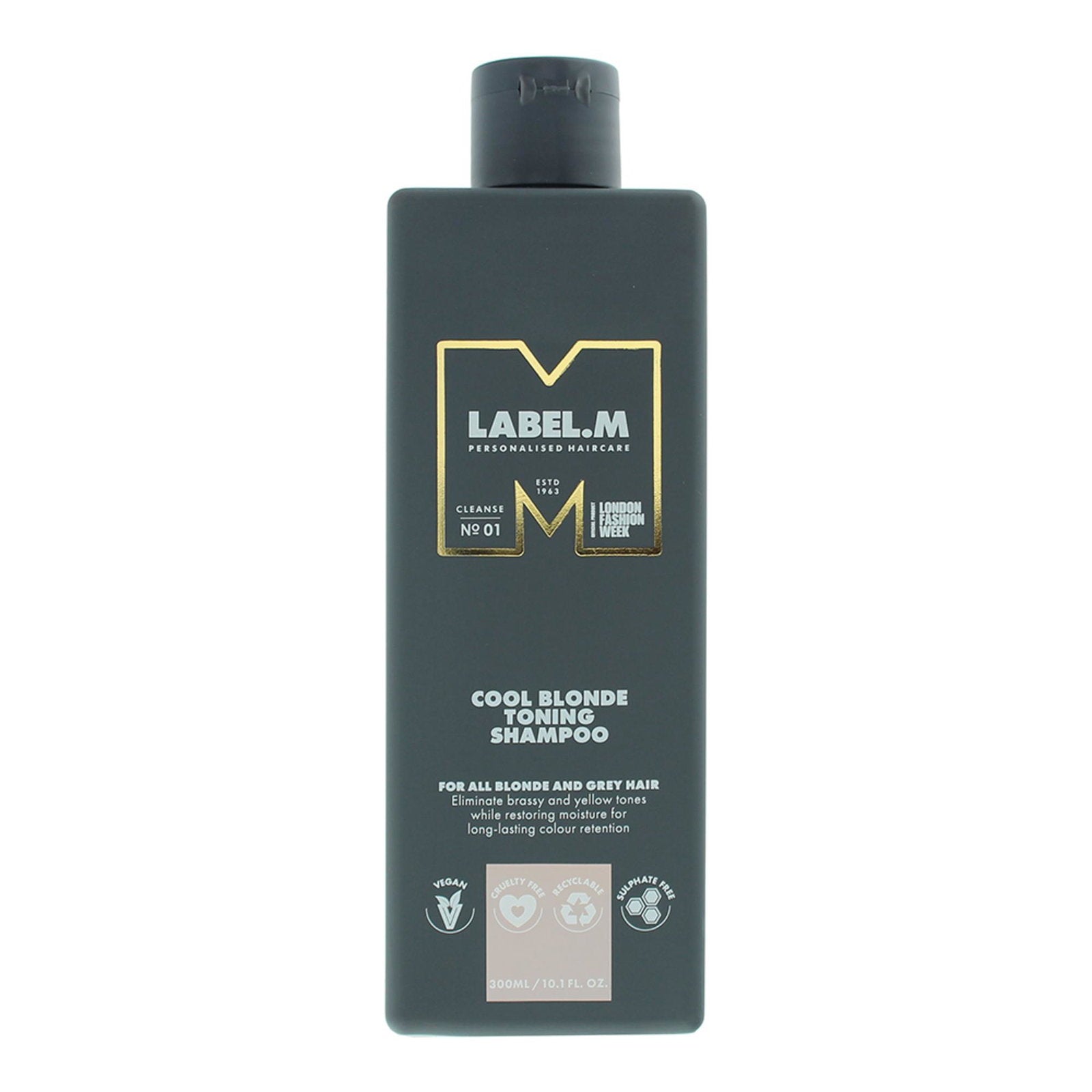 Label.M, Cool Blonde, Hair Shampoo, For Neutralisation Of Yellow Tones, 300 ml