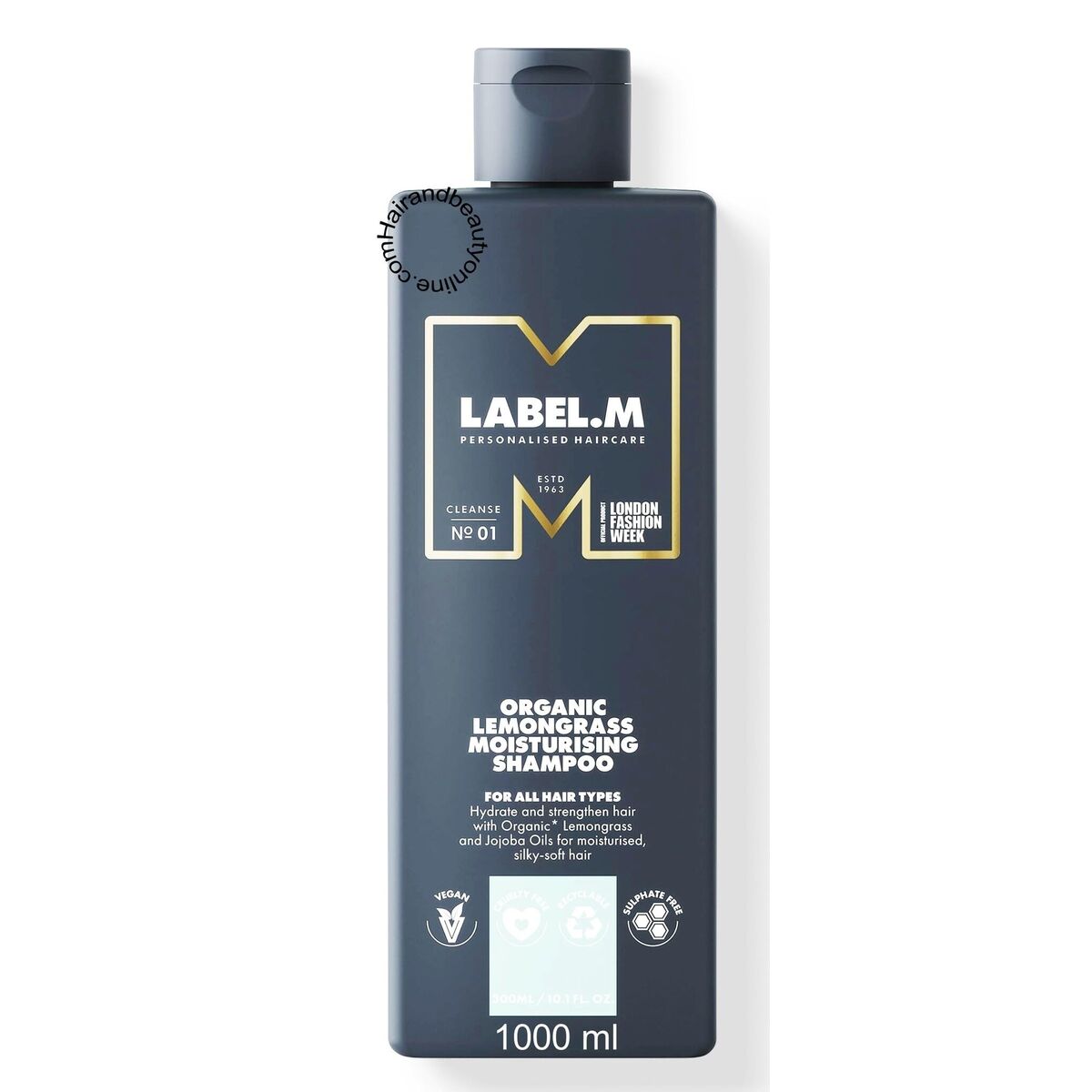 Shampoo Label.M for Women shampoo bottle