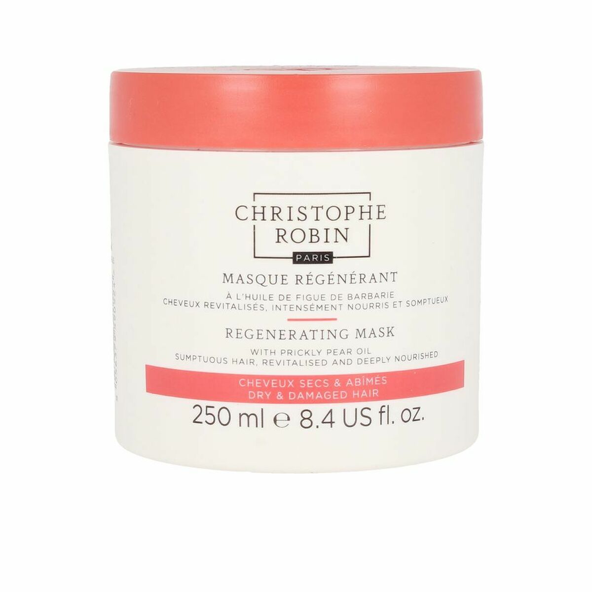 Cleansing and Regenerative Mask Christophe Robin 281-202 250 ml for Women mask packaging