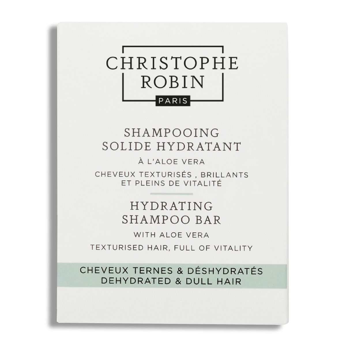 Shampoo Bar Christophe Robin 100 g Aloe Vera shampoo bottle