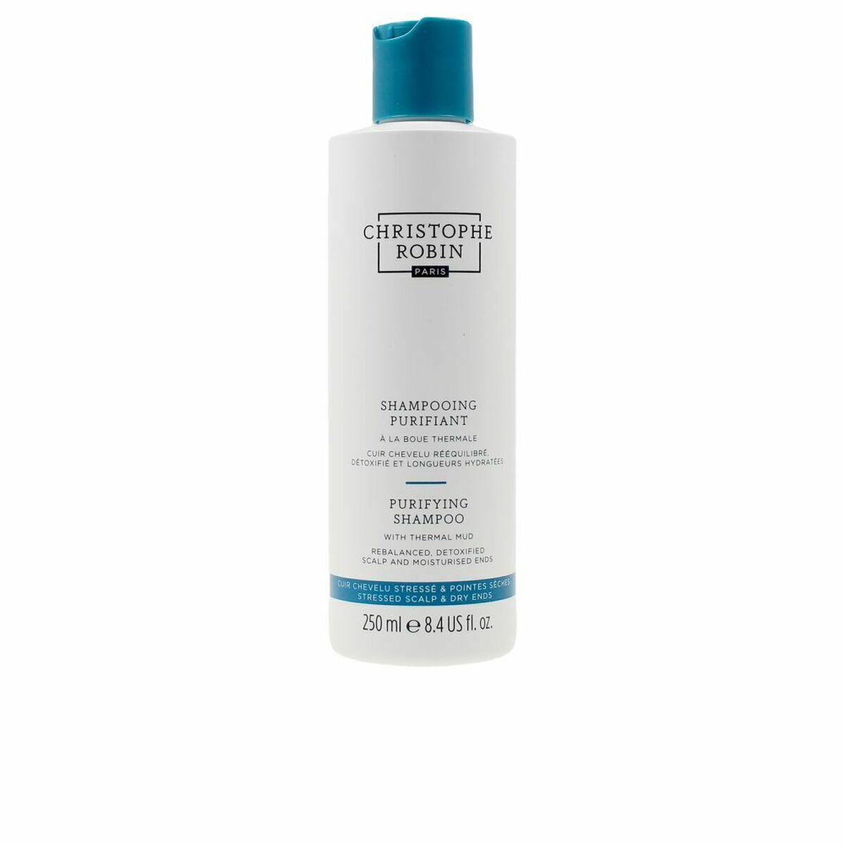 Purifying Shampoo Christophe Robin Purifying 250 ml for Women shampoo bottle