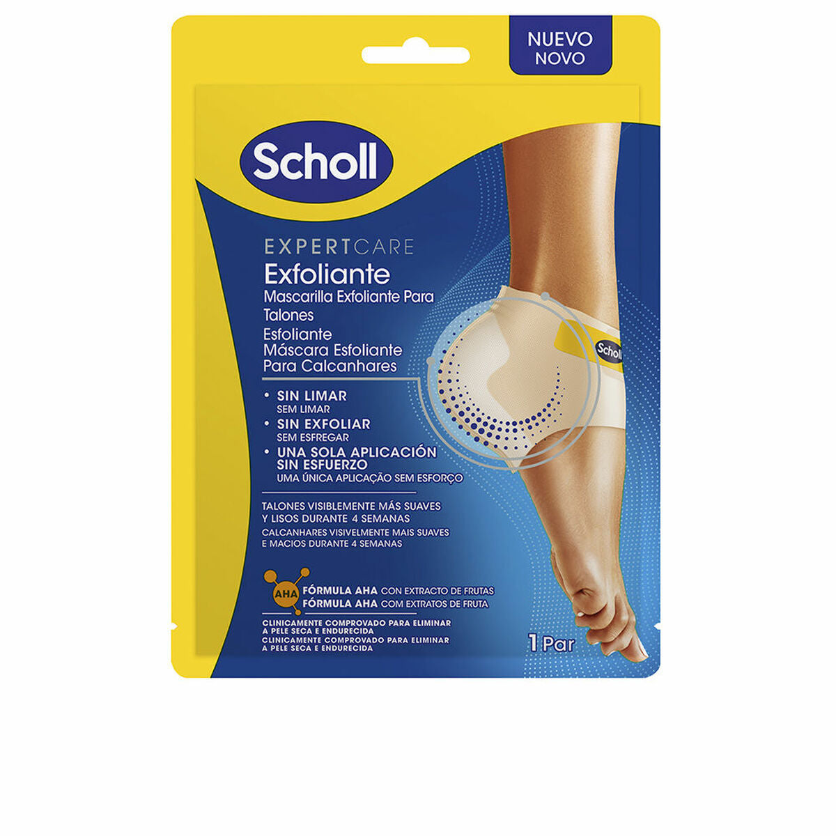 Foot Exfoliator Scholl Expert Care product packaging