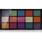 Makeup Revolution, Reloaded Passion For Colour, Eyeshadow Palette, Passion For Colour, 15 Shades, 16.5 g