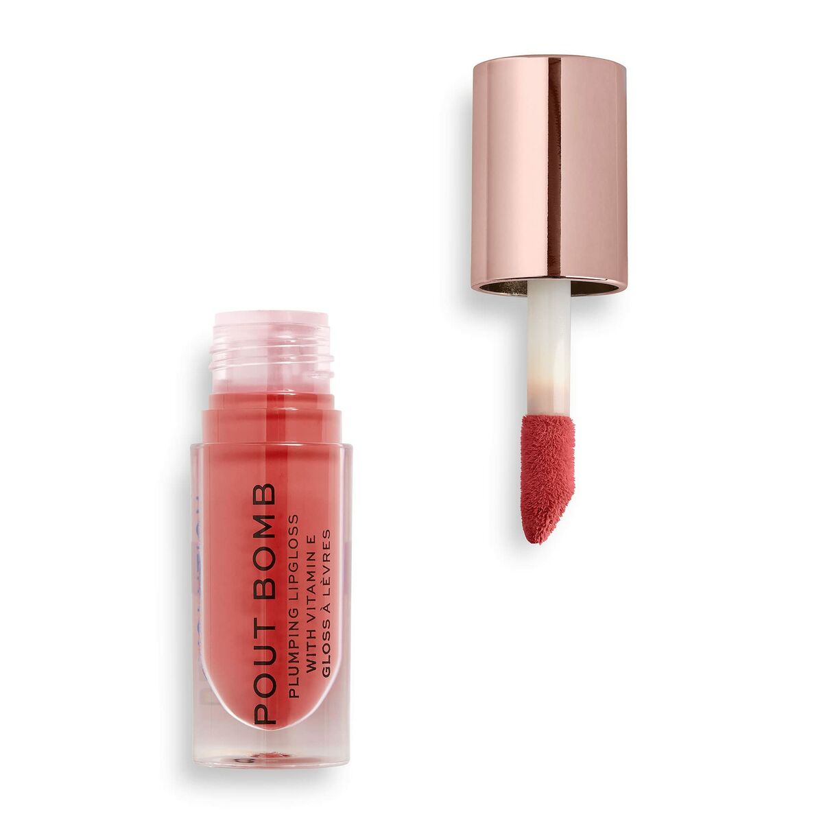 Liquid lipstick Revolution Make Up Pout Bomb Peachy 4,6 ml 4.6 ml makeup packaging