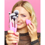 Set of Make-up Brushes Revolution Make Up The Brush Edit Pink 8 Pieces product packaging