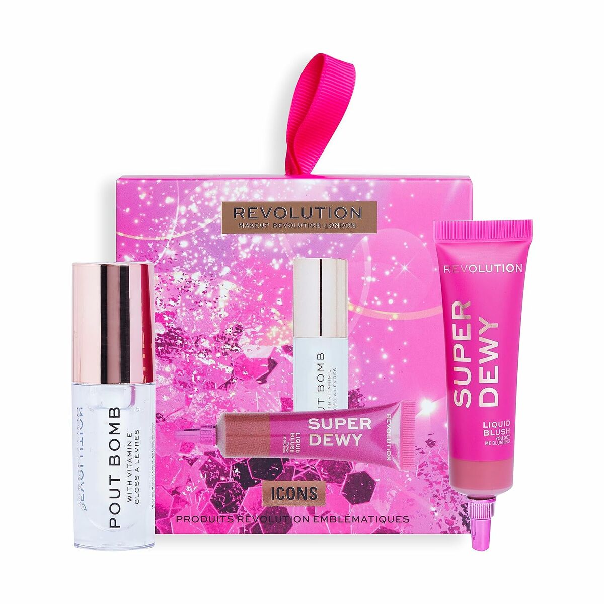 Make-Up Set Revolution Make Up Icons 2 Pieces for Women product packaging