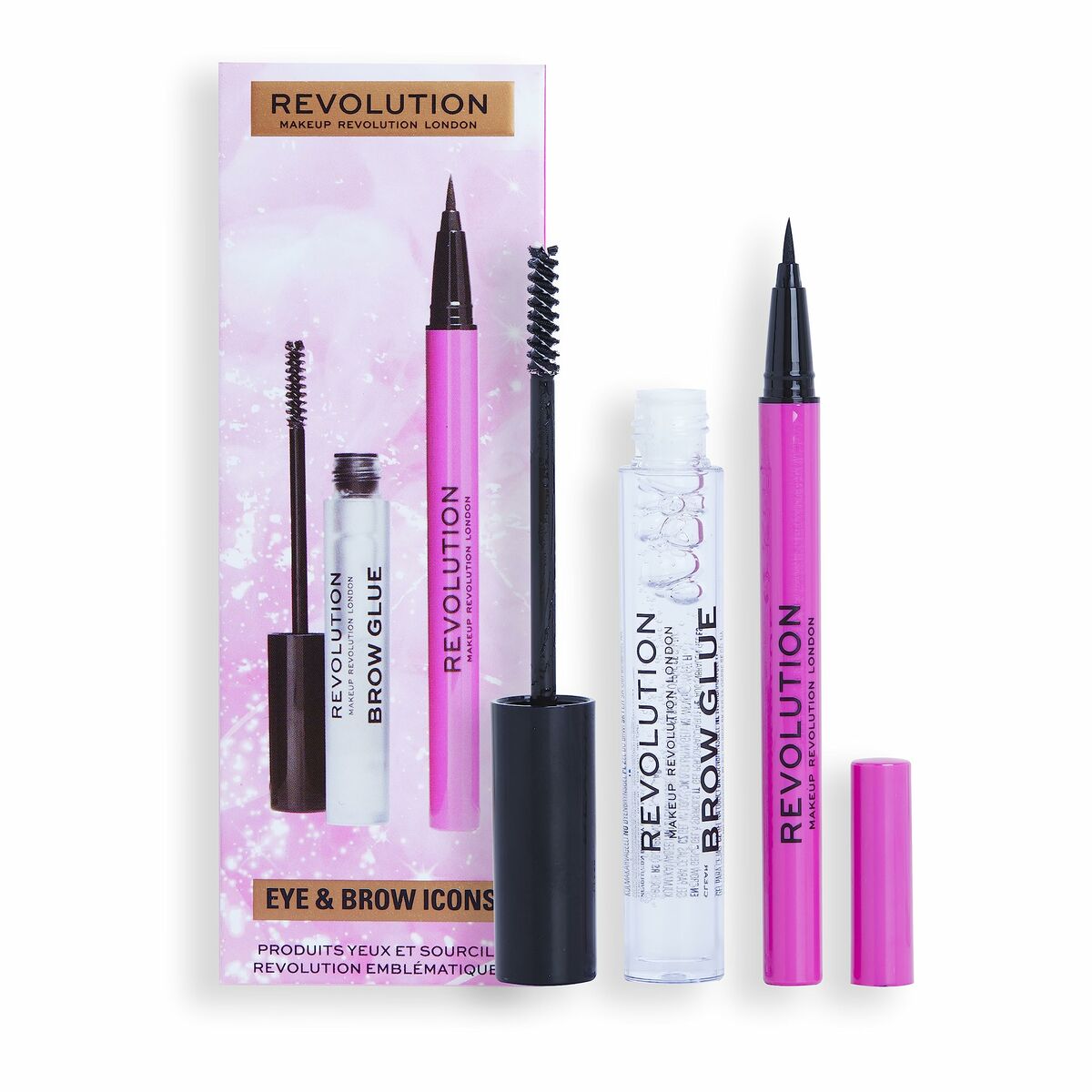 Make-Up Set Revolution Make Up Eye & Brow Icons 2 Pieces product packaging