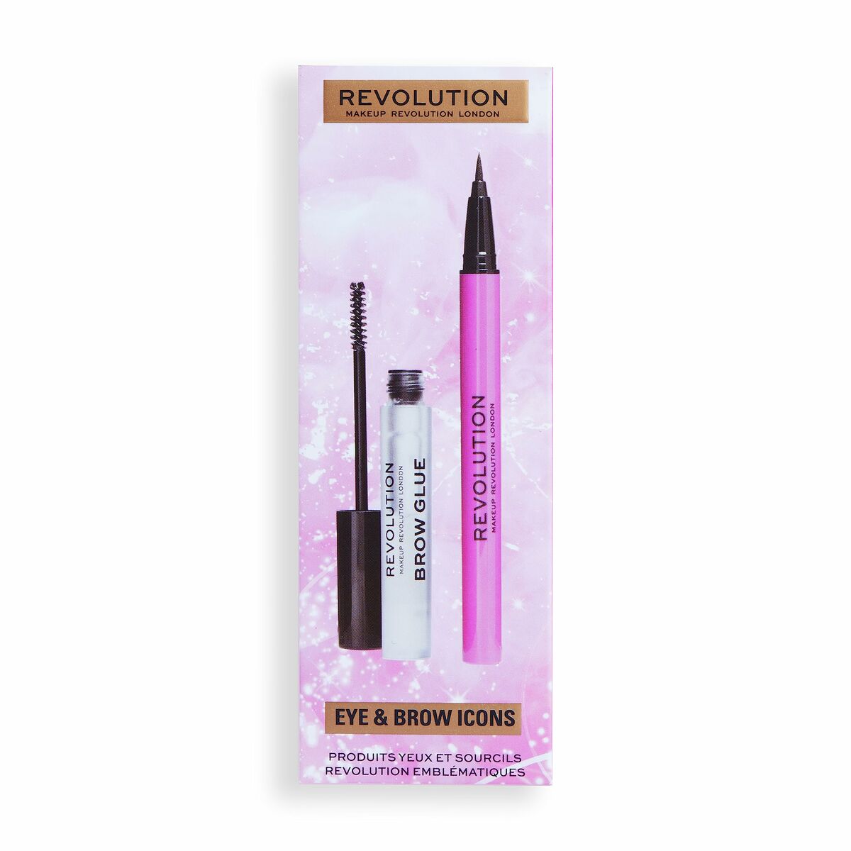 Make-Up Set Revolution Make Up Eye & Brow Icons 2 Pieces product packaging